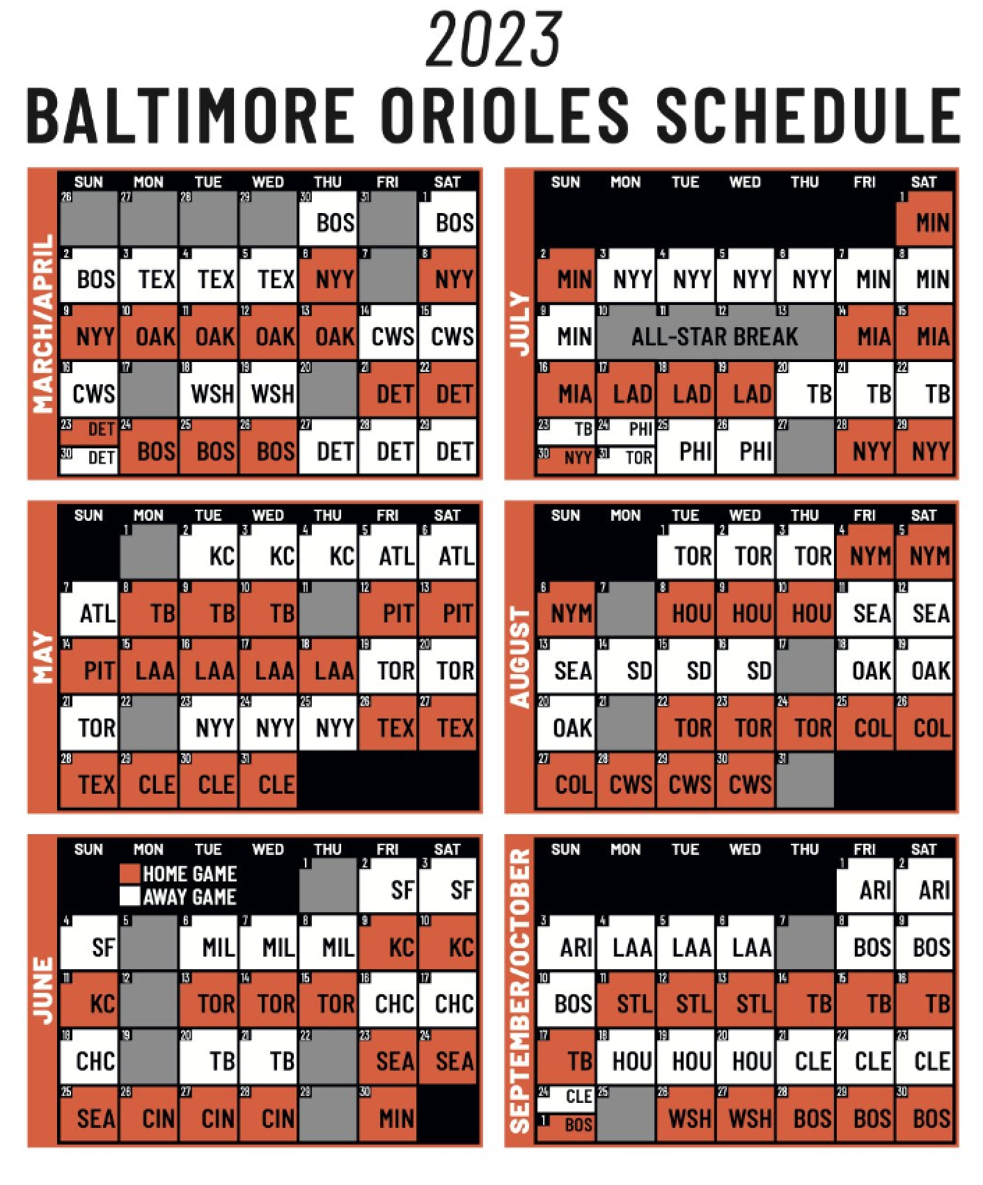 Schedule release: Orioles to play every team in 2023 Schedule release: Orioles to play every team in 2023